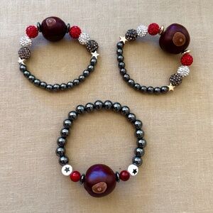Ohio Buckeye Bracelet Football Graduation